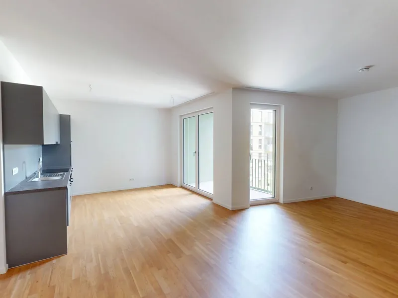 **AUFGEPASST: Moderne 3-Zimmer-Wohnung in Lichtenberg inkl. Qualitätsküche, 2 Balkone und Fußbode... — photo 1